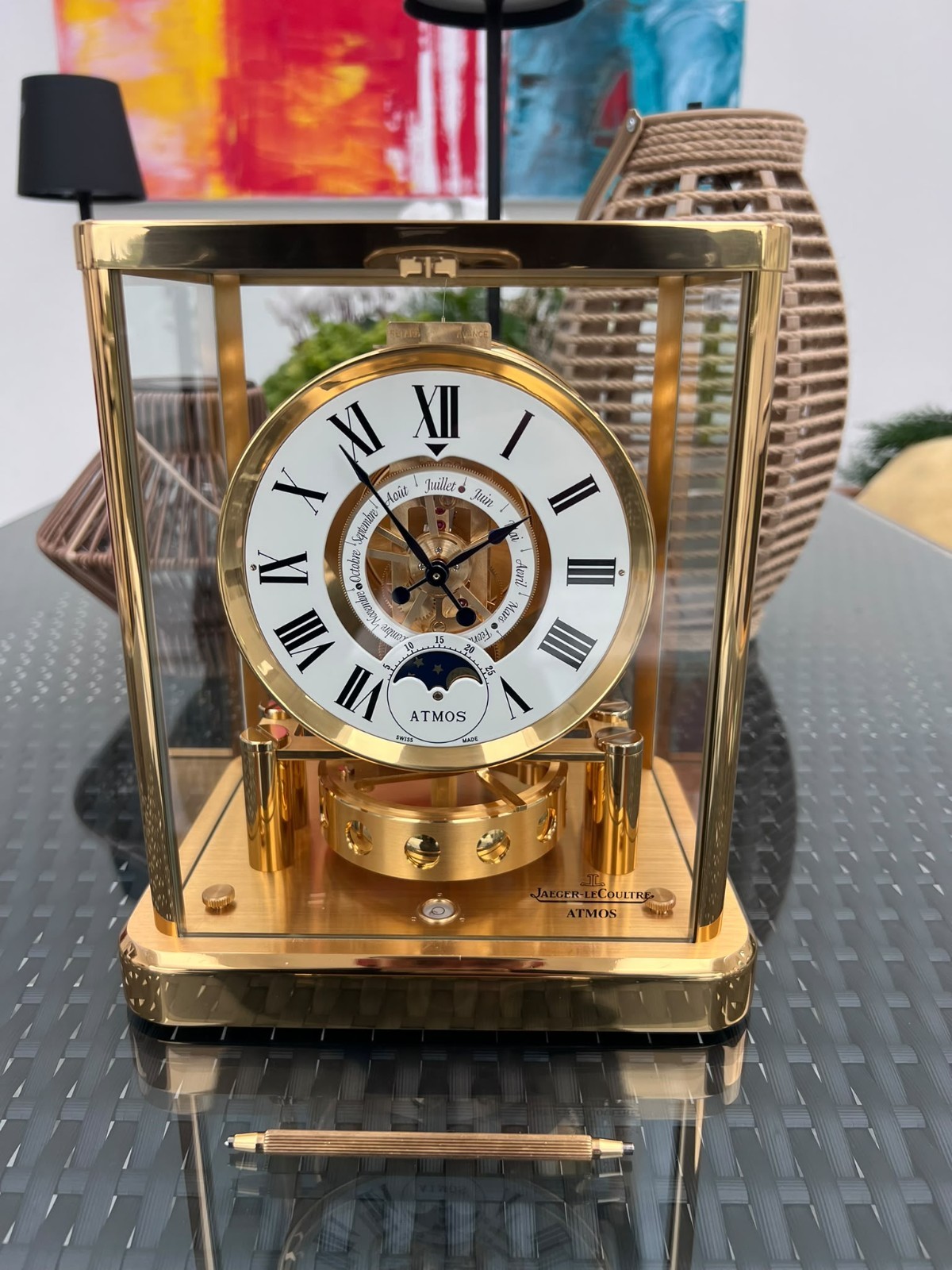 Atmos Classique Mondphase & Monatskalender